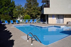 Summerland Motel in Summerland, image may contain: Pool, Water, Villa, Chair