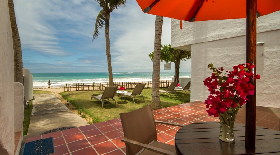 Patio with ocean view