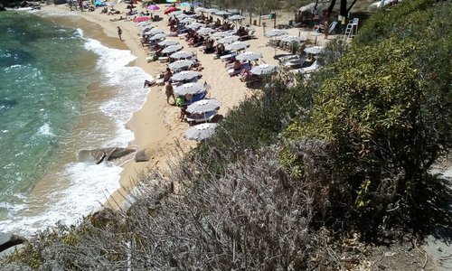 la spiaggia delle caldane