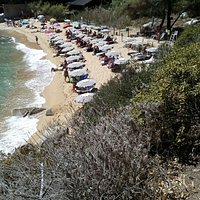la spiaggia delle caldane