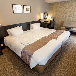 The Hollywood Twin Room at the Richmond Hotel Nagasaki Shianbashi