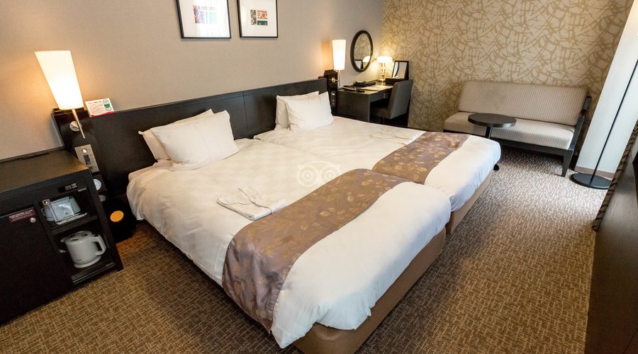 The Hollywood Twin Room at the Richmond Hotel Nagasaki Shianbashi