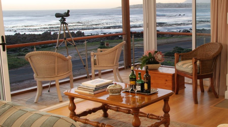 Sea view from upstairs lounge