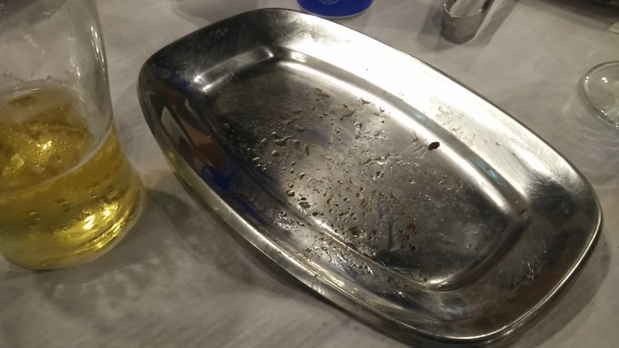 Isto é o que achei da comida.