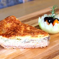 Vegetarian & Turkey Ham Quiche