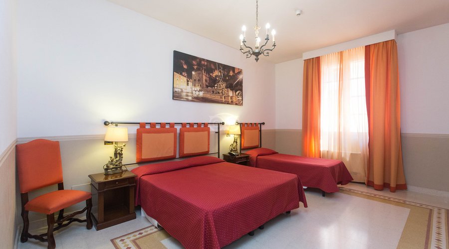 The Quadruple Room at the Il Canale Hotel