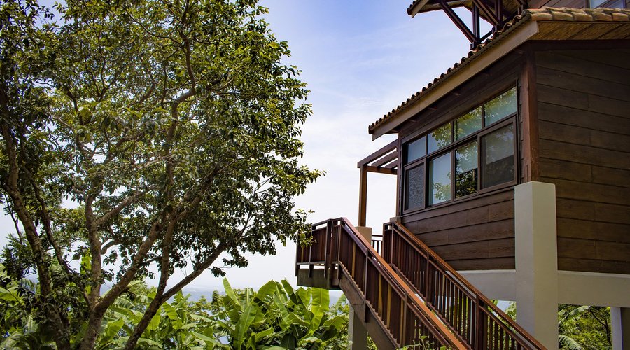 View of one of the cabins