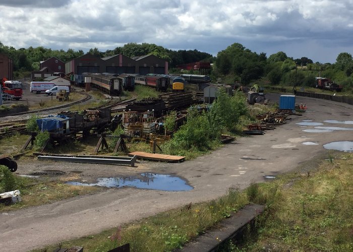Swanwick Junction site (refuelling DMU just visible centre-top)