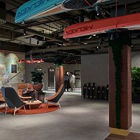 Lobby and reception area at Downtown Camper by Scandic