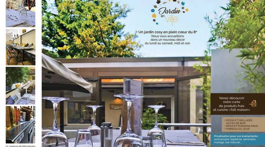 un jardin en ville