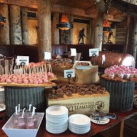 One side of the Dessert Bar - Sunday Brunch!