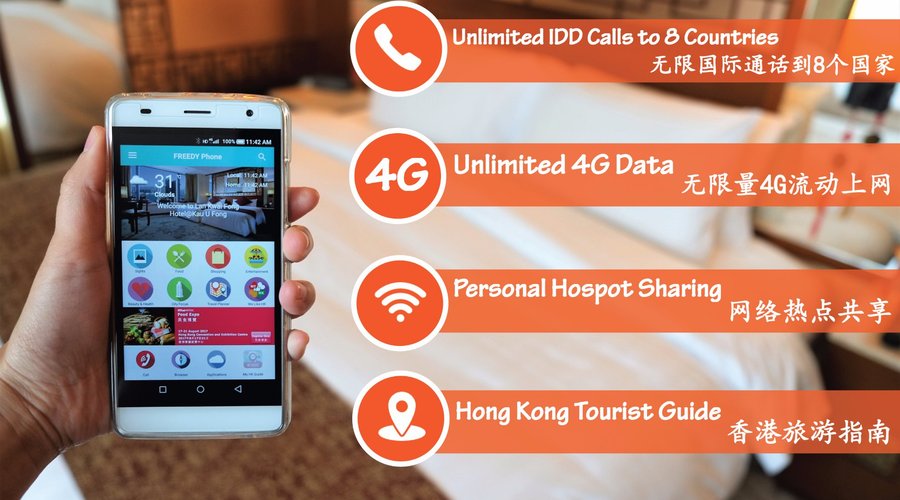 Freedy Smartphone in room