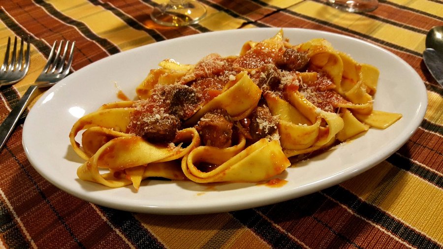Pappardelle al sugo di cinghiale