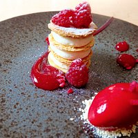 Raspberry & White Chocolate Mille-feuille