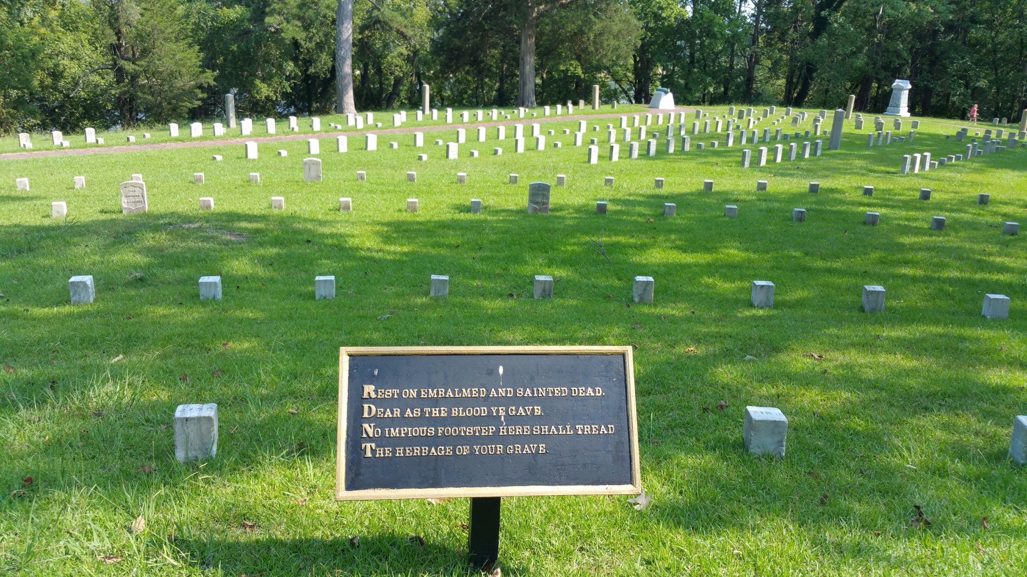 Shiloh National Military Park   A Lot Of Unknown Soldiers 