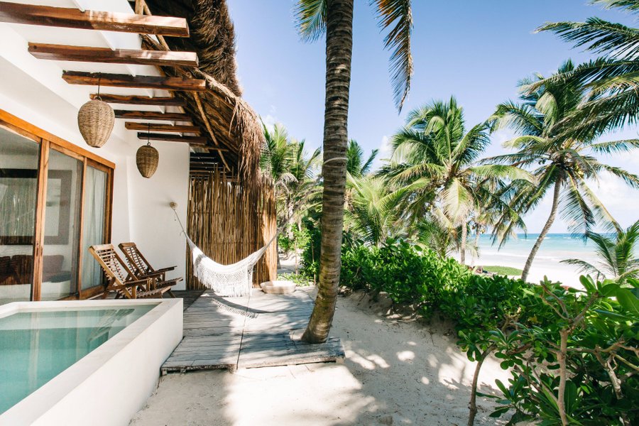 tulum places to stay on beach