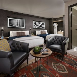 The Anndore House in Toronto, image may contain: Potted Plant, Plant, Crowd, Interior Design