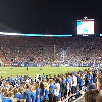 2017 BYU vs Utah end zone screen