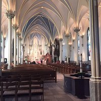 The sanctuary. Chapel is up to the right.