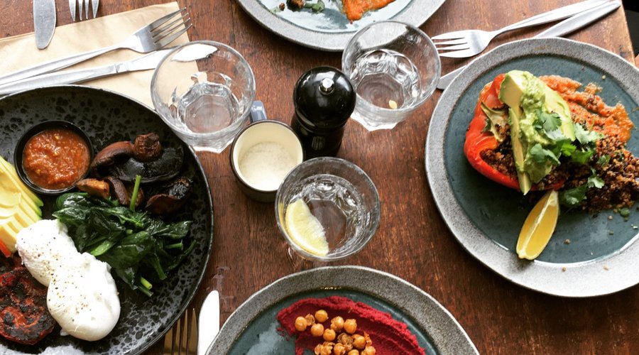 Colourful dishes