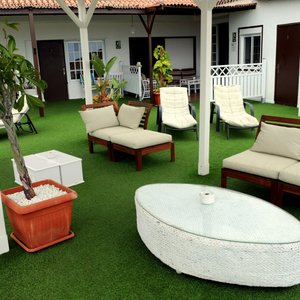 Disfrute de nuestra terraza!