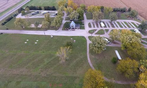 Ariel View of Park