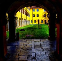 Il cortile interno.