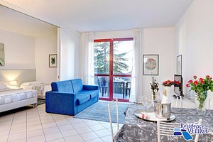 Residence Venice in Quarto D'Altino, image may contain: Couch, Living Room, Penthouse, Chair