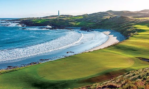 The finishing 18th hole.