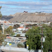 View of Miners memorial from the lookout