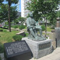 Historic monument in the park