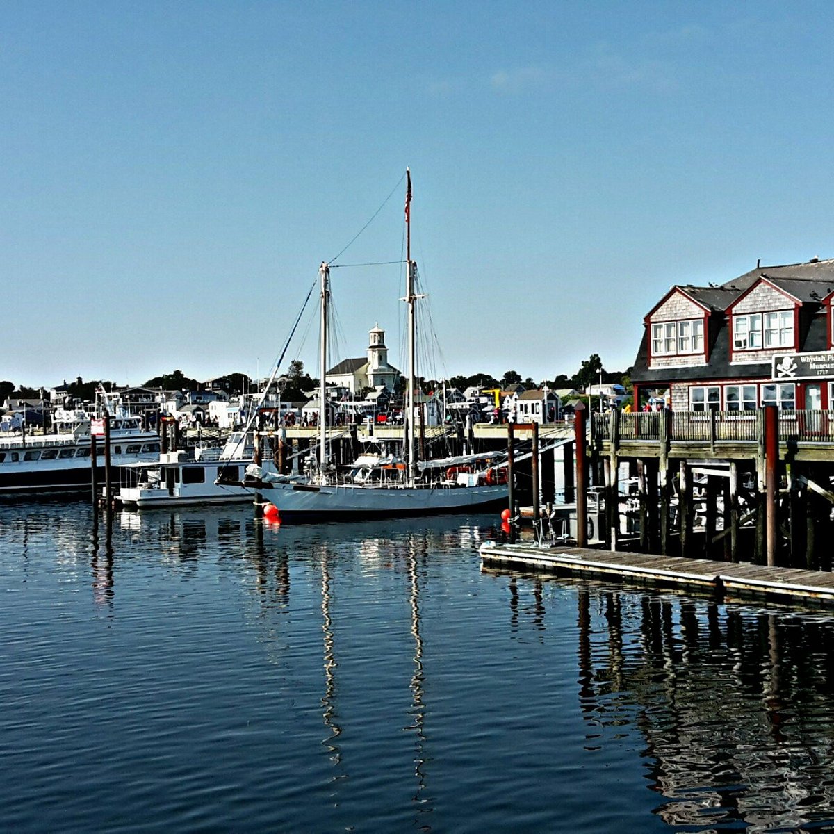 Massachusetts MA Cape Cod Provincetown Harbor Fishing Boat
