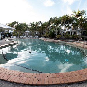 The Heated Lagoon Pool & Spa at the Ivory Palms Resort Noosa
