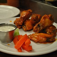 Wings with Ranch or Gorgonzola Dressing