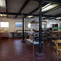 Nieuwveen, Riga Ranch, keuken en plaats voor de workshop