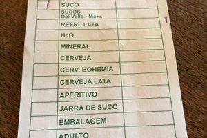 Cardápio
