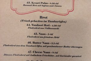 Speisekarte