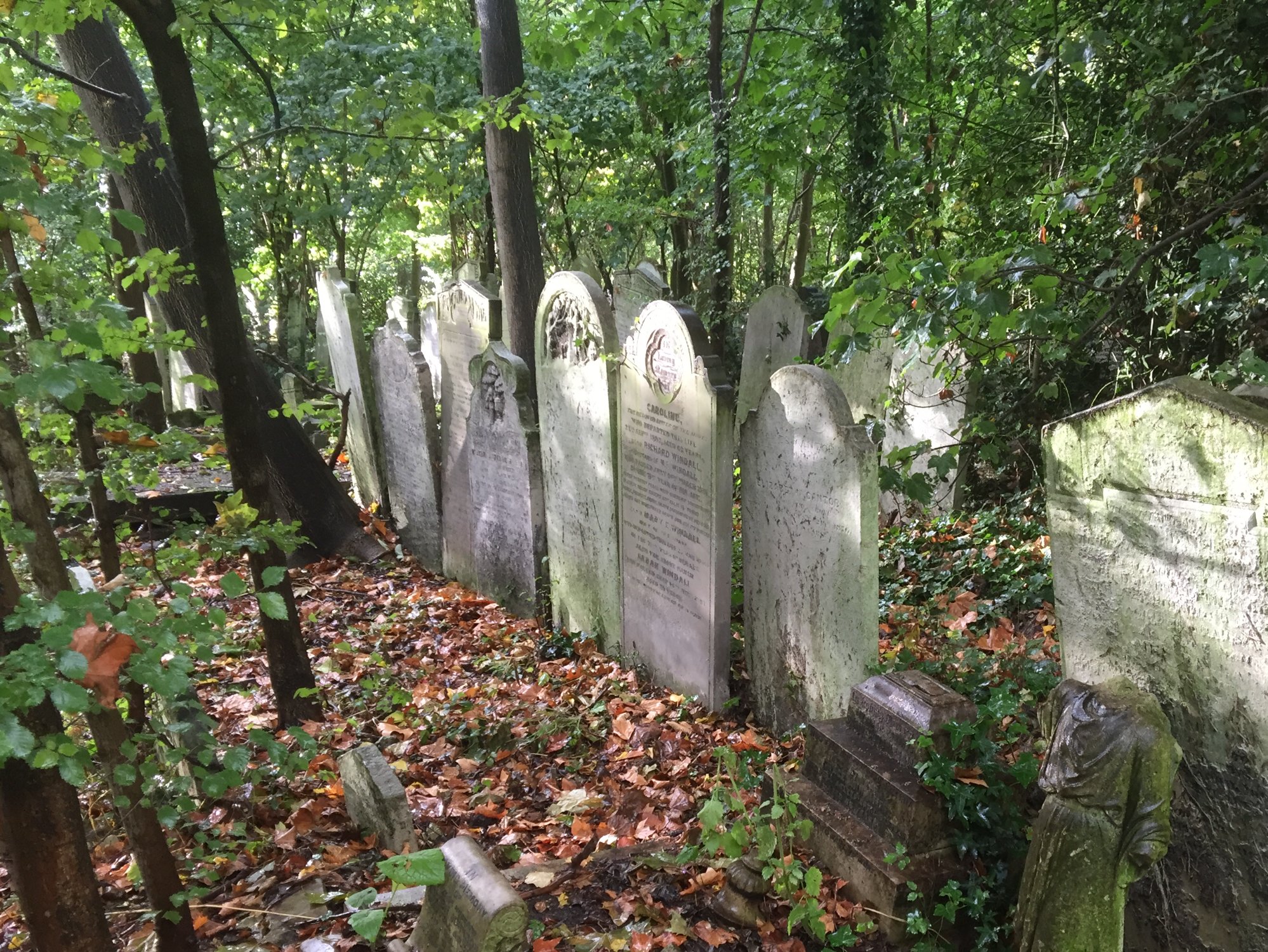 Tower Hamlets Cemetery Park London   Light And Shadow 