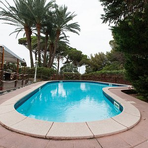 The Outdoor Swimming Pool at the Romantik Hotel Villa Pagoda