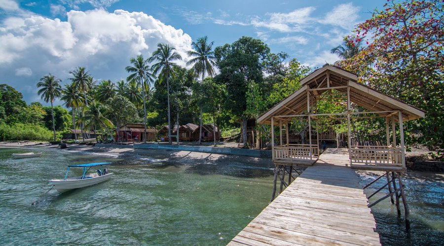 View from our jetty