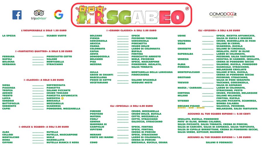 Menù Completo