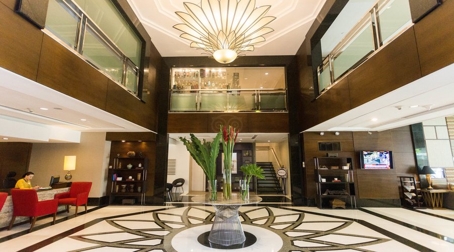 Lobby at the Somerset Millennium Makati
