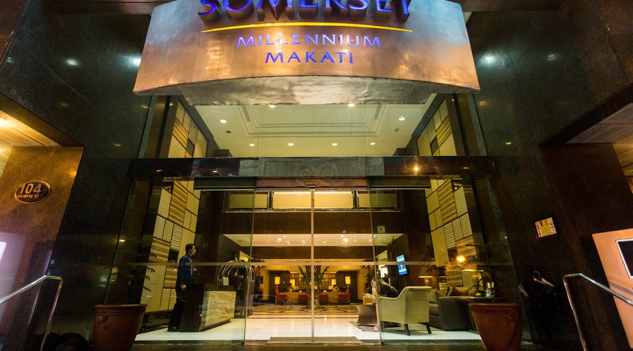 Entrance at the Somerset Millennium Makati