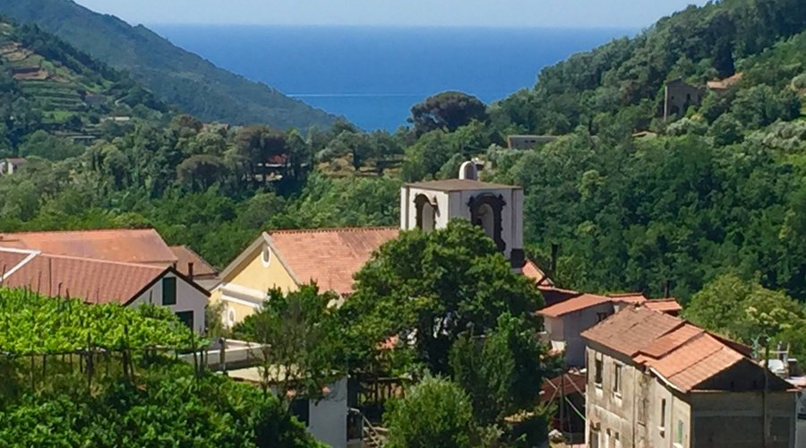Vista del mare dalle camere