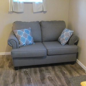 couch in "living room"