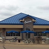 front of, drive-thru exit & outdoor patio at Culver's