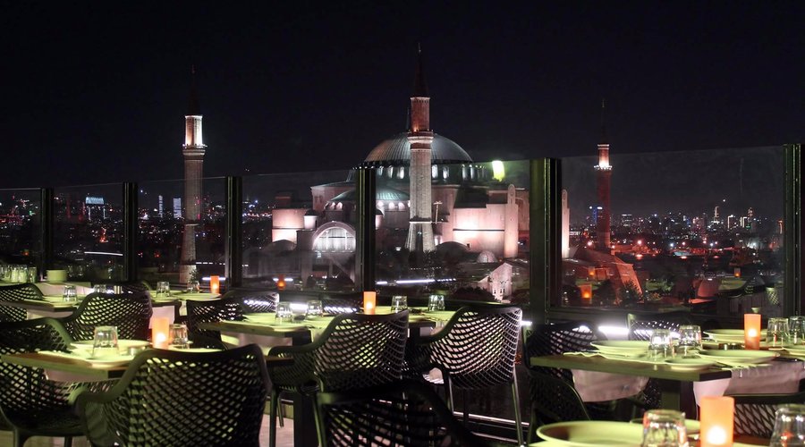 Hagia Sophia night view
