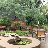Next time we will come on a sunnier day to enjoy their beautiful patio!
