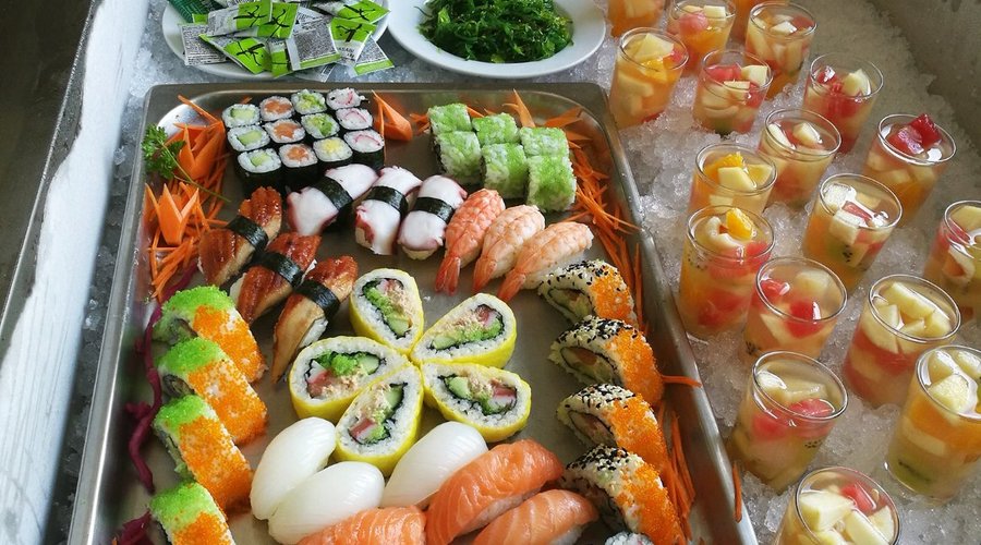 Sushi et buffet froide