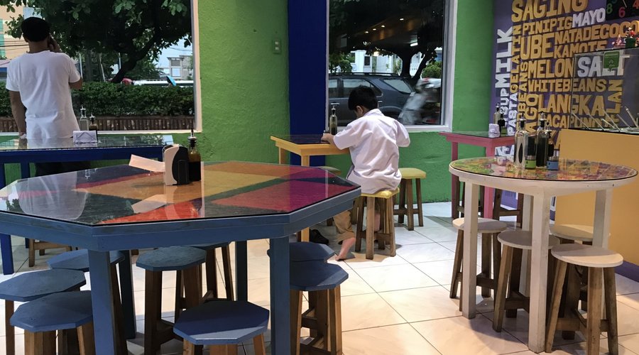 Stylish tables await you too.